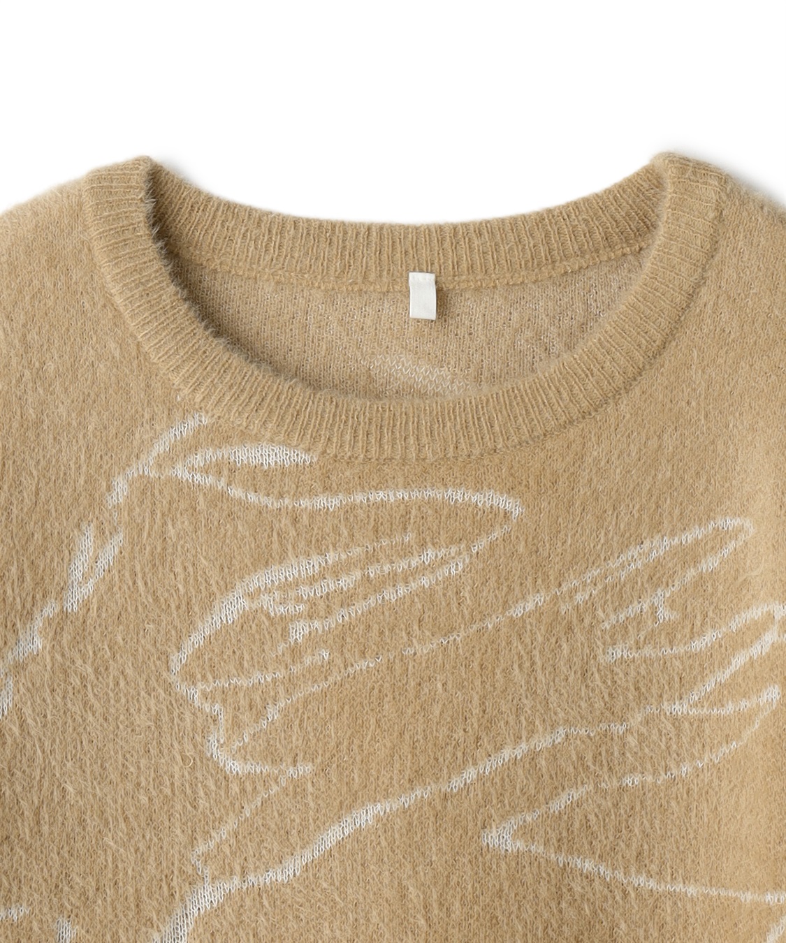 Life Style by cross marche 【anyfee/大きいサイズ】ニュアンス柄ショートフェザーニット(2025AW)_sub_25