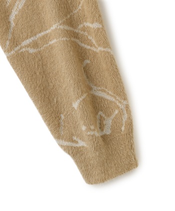 Life Style by cross marche 【anyfee/大きいサイズ】ニュアンス柄ショートフェザーニット(2025AW)_subthumb_26