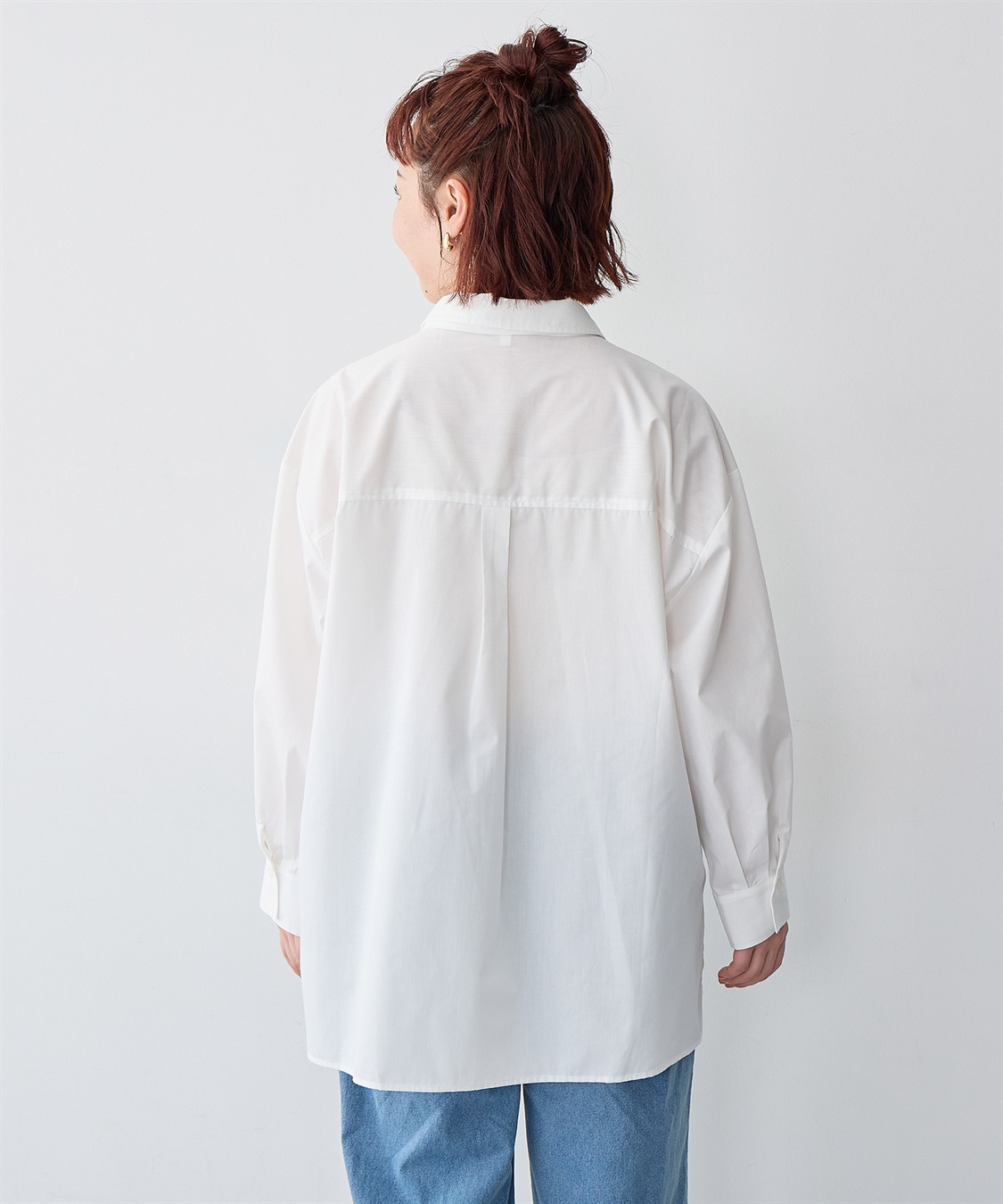 anyfee 【anyfee/大きいサイズ】2way衿付きBIGボウタイシャツ_sub_17