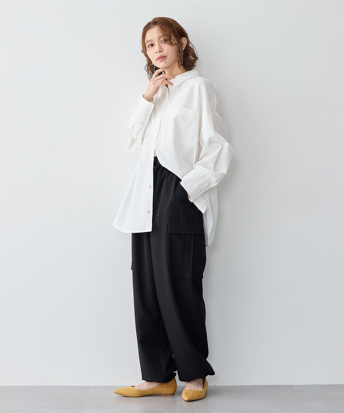 anyfee 【anyfee/大きいサイズ】パラシュートカーゴパンツ_sub_2