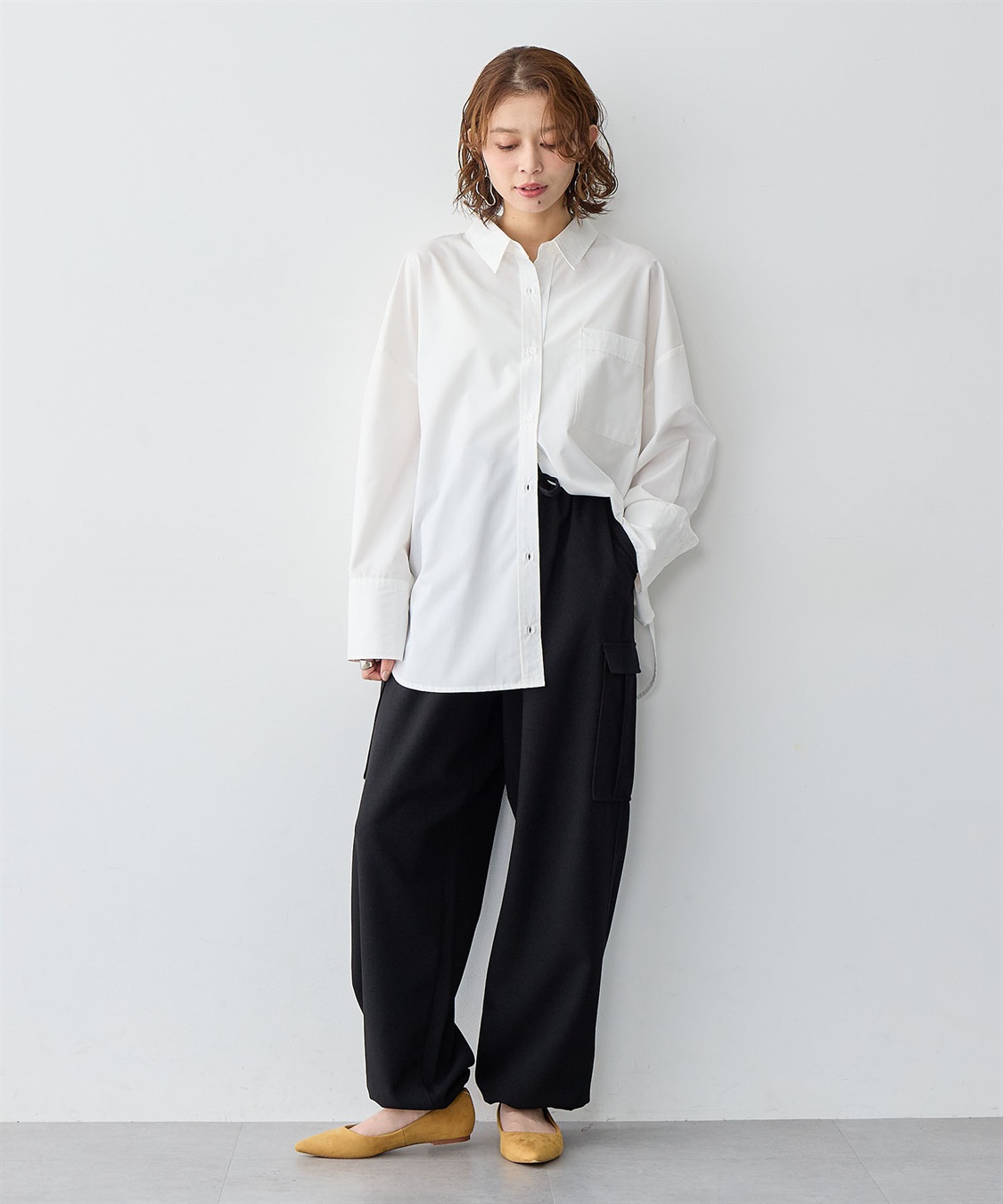 anyfee 【anyfee/大きいサイズ】パラシュートカーゴパンツ_sub_4