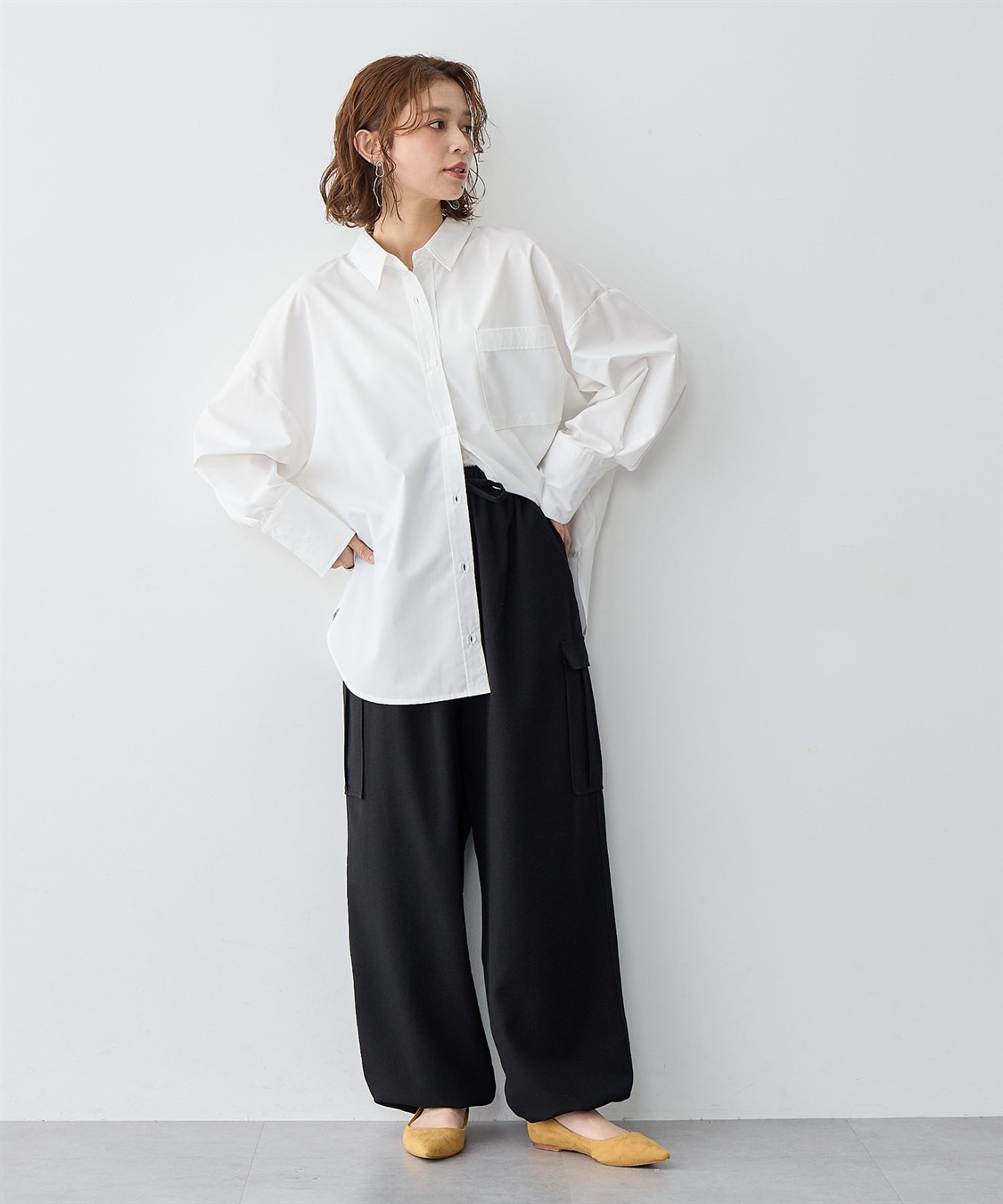 anyfee 【anyfee/大きいサイズ】パラシュートカーゴパンツ_sub_6