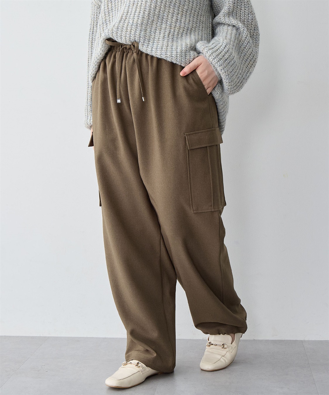 anyfee 【anyfee/大きいサイズ】パラシュートカーゴパンツ_sub_11