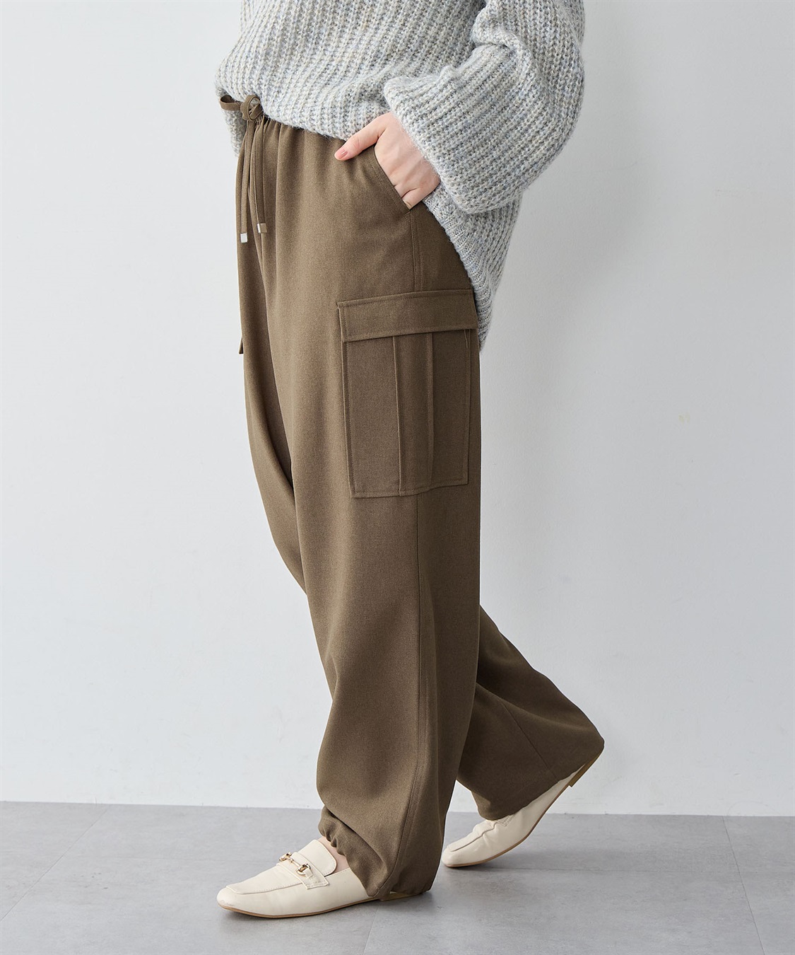 anyfee 【anyfee/大きいサイズ】パラシュートカーゴパンツ_sub_12