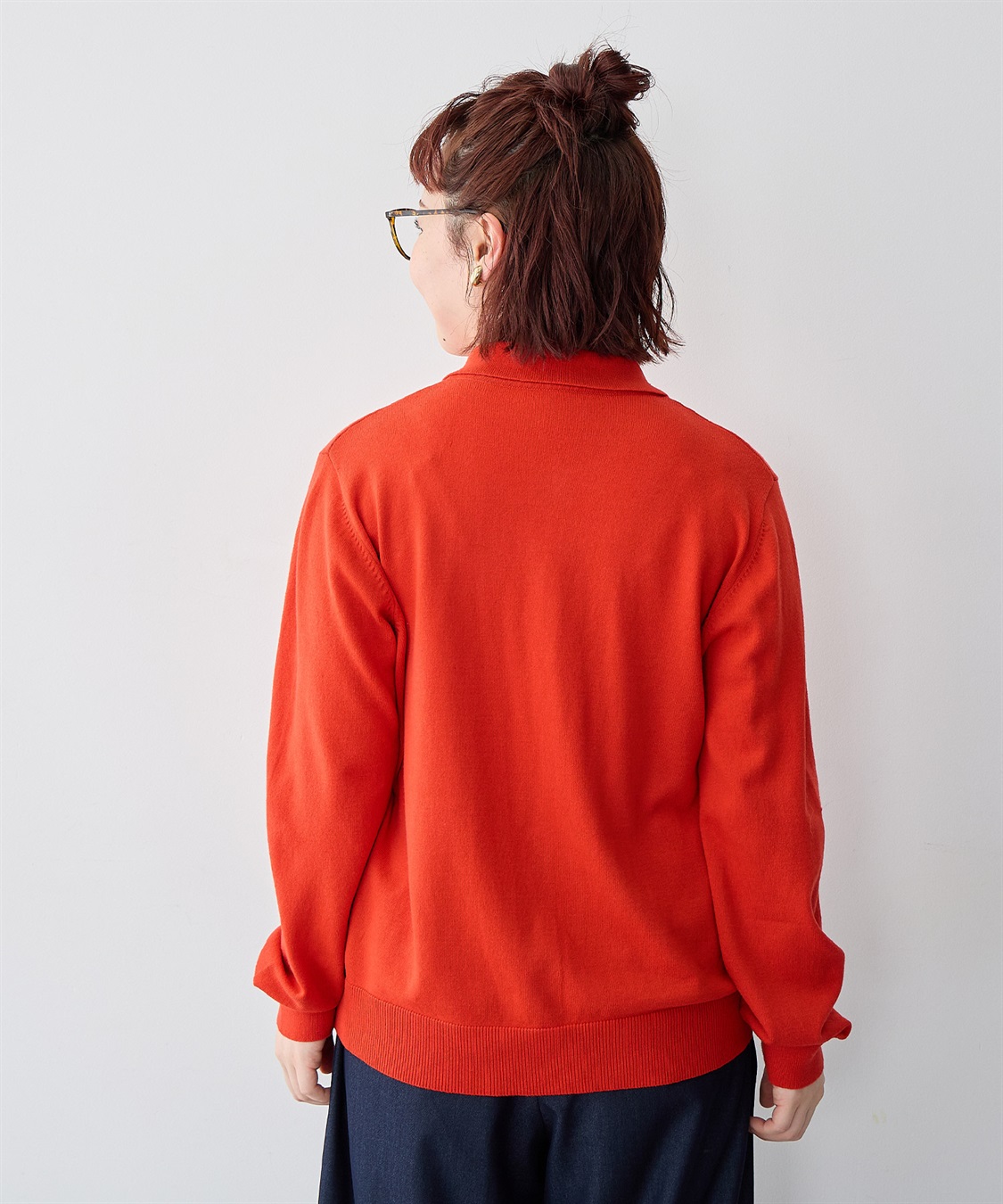 Life Style by cross marche 【anyfee/大きいサイズ】衿付きポロカーディガン◆新色追加◆_sub_26