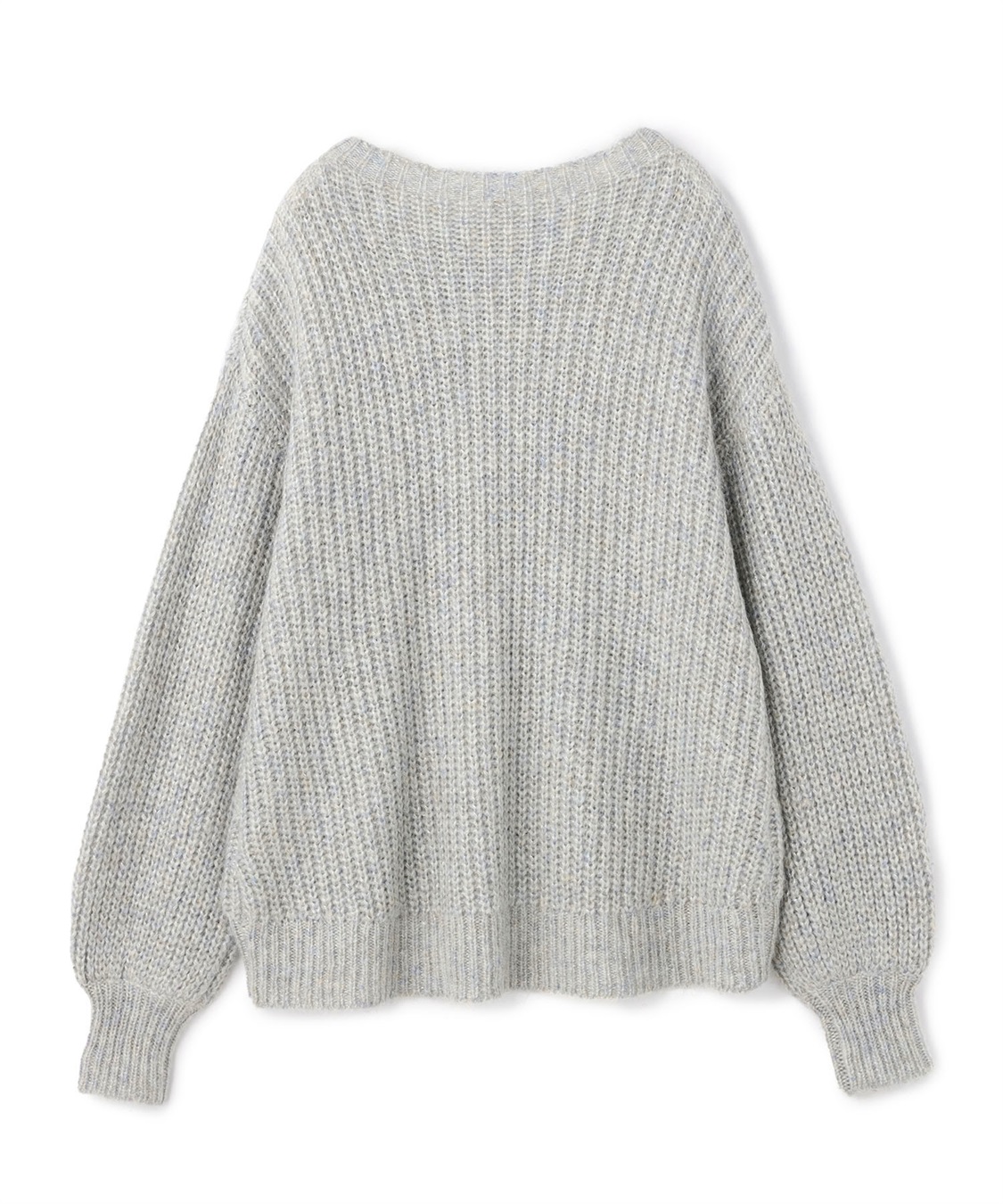 Life Style by cross marche 【anyfee/大きいサイズ】ラメ混畦編みルーズニット_sub_26