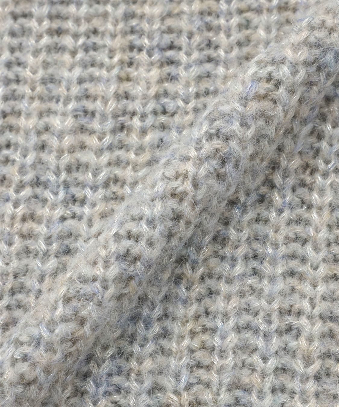 Life Style by cross marche 【anyfee/大きいサイズ】ラメ混畦編みルーズニット_sub_29