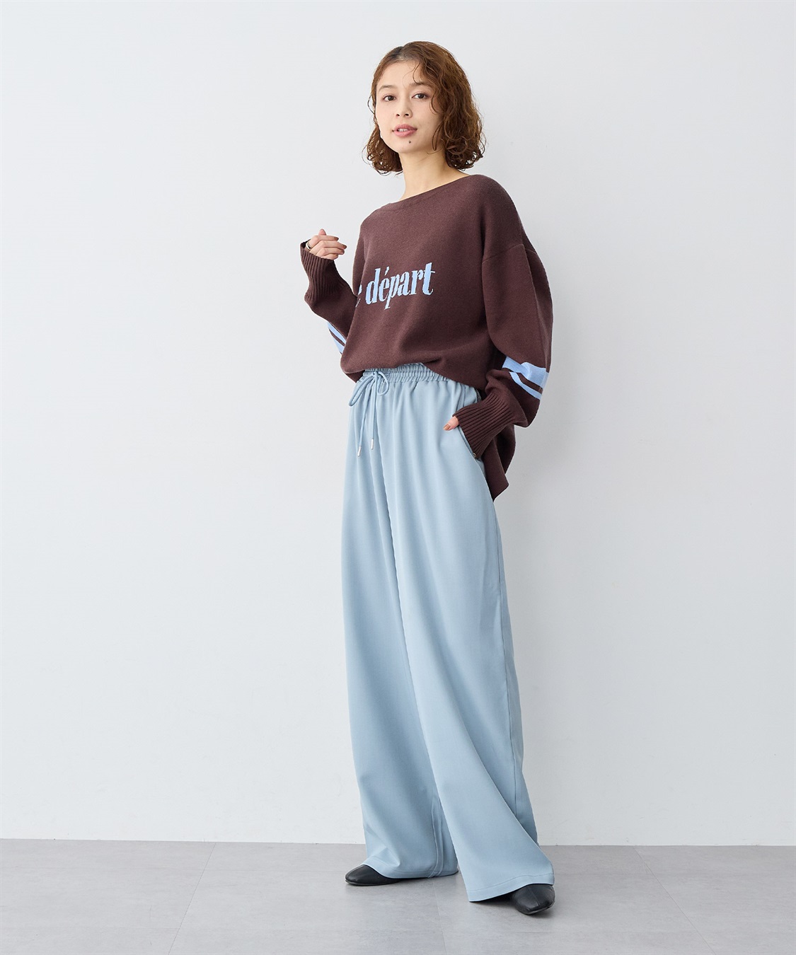 anyfee 【anyfee/大きいサイズ】ジャガードロゴニットプルオーバー_sub_6