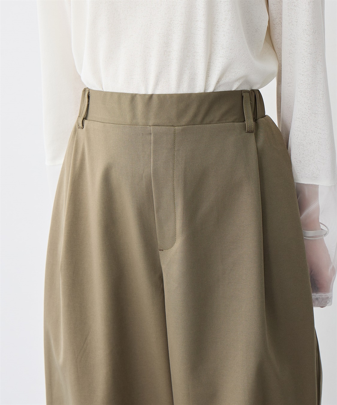anyfee 【anyfee/大きいサイズ】ツイルバレルレックワイドパンツ_sub_11
