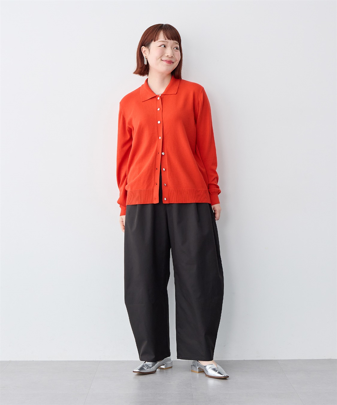 anyfee 【anyfee/大きいサイズ】ツイルバレルレックワイドパンツ_sub_20