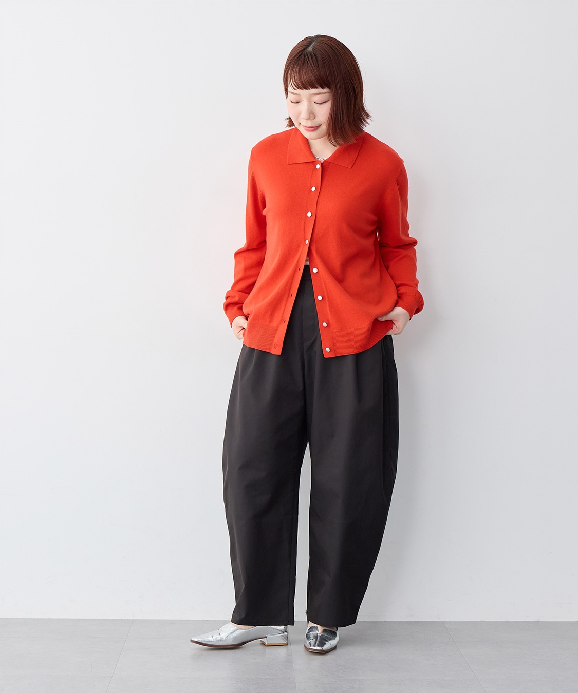 anyfee 【anyfee/大きいサイズ】ツイルバレルレックワイドパンツ_sub_23