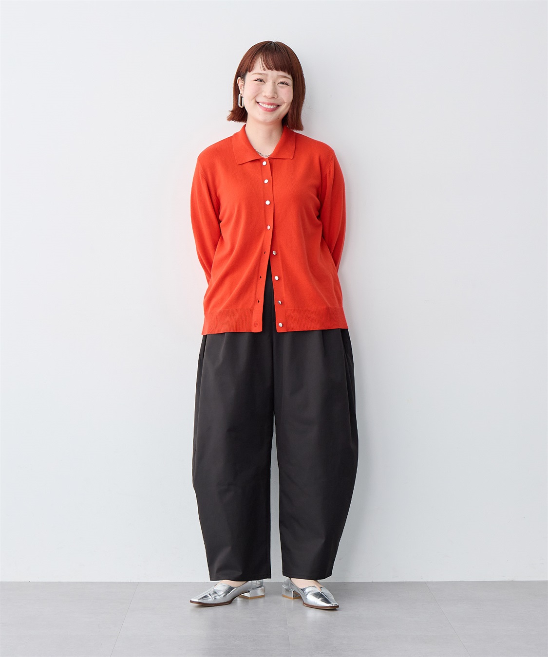 anyfee 【anyfee/大きいサイズ】ツイルバレルレックワイドパンツ_sub_26