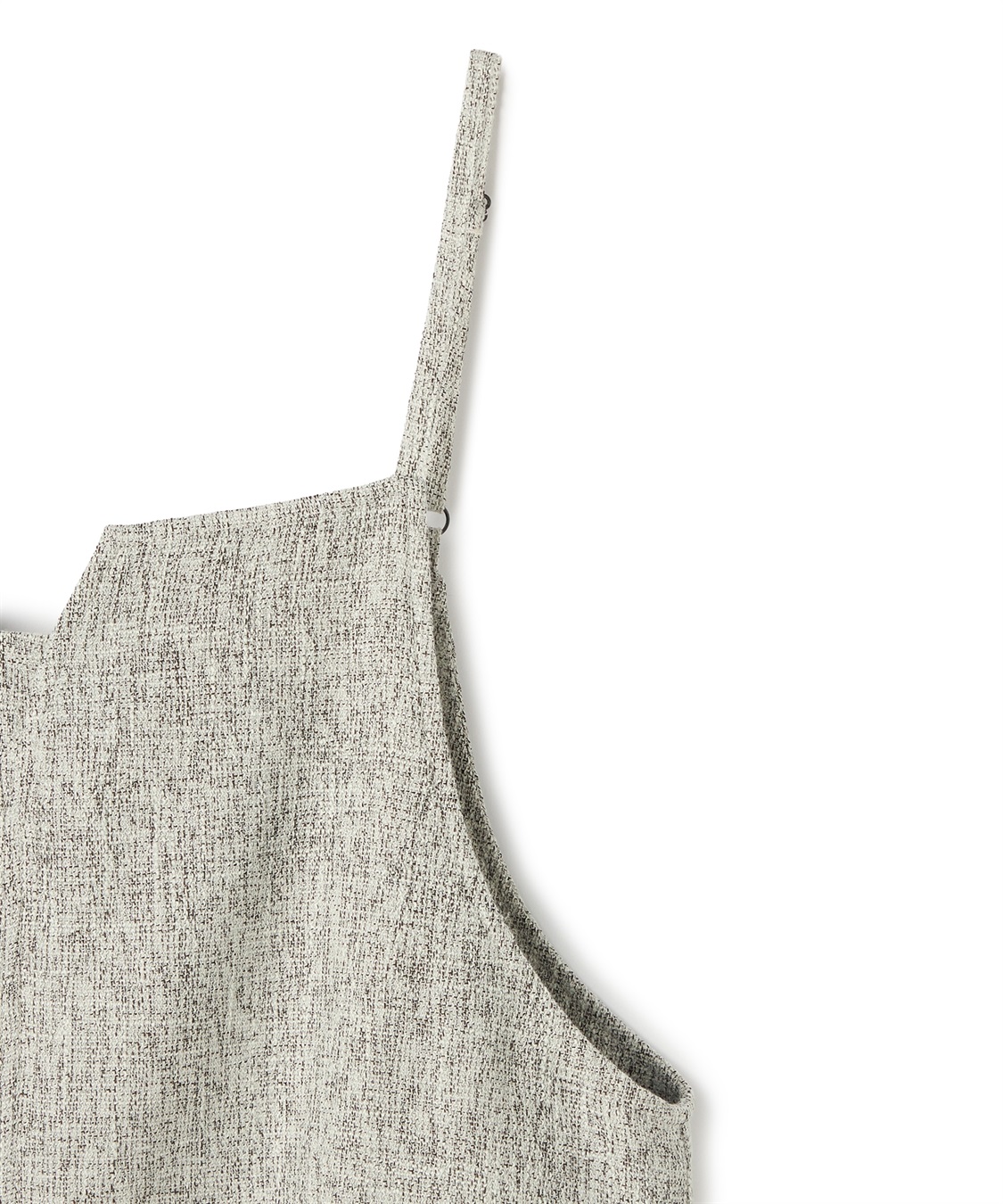 anyfee 【anyfee/大きいサイズ】ツイードキャミビスチェ風サロペット/オールインワン_sub_28