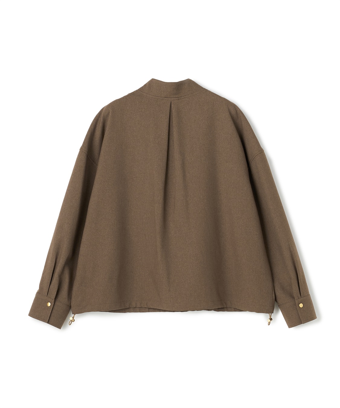 anyfee 【anyfee/大きいサイズ】ポケット付ウールライクツイルブルゾン《セットアップ対応/上下別売り》_sub_26