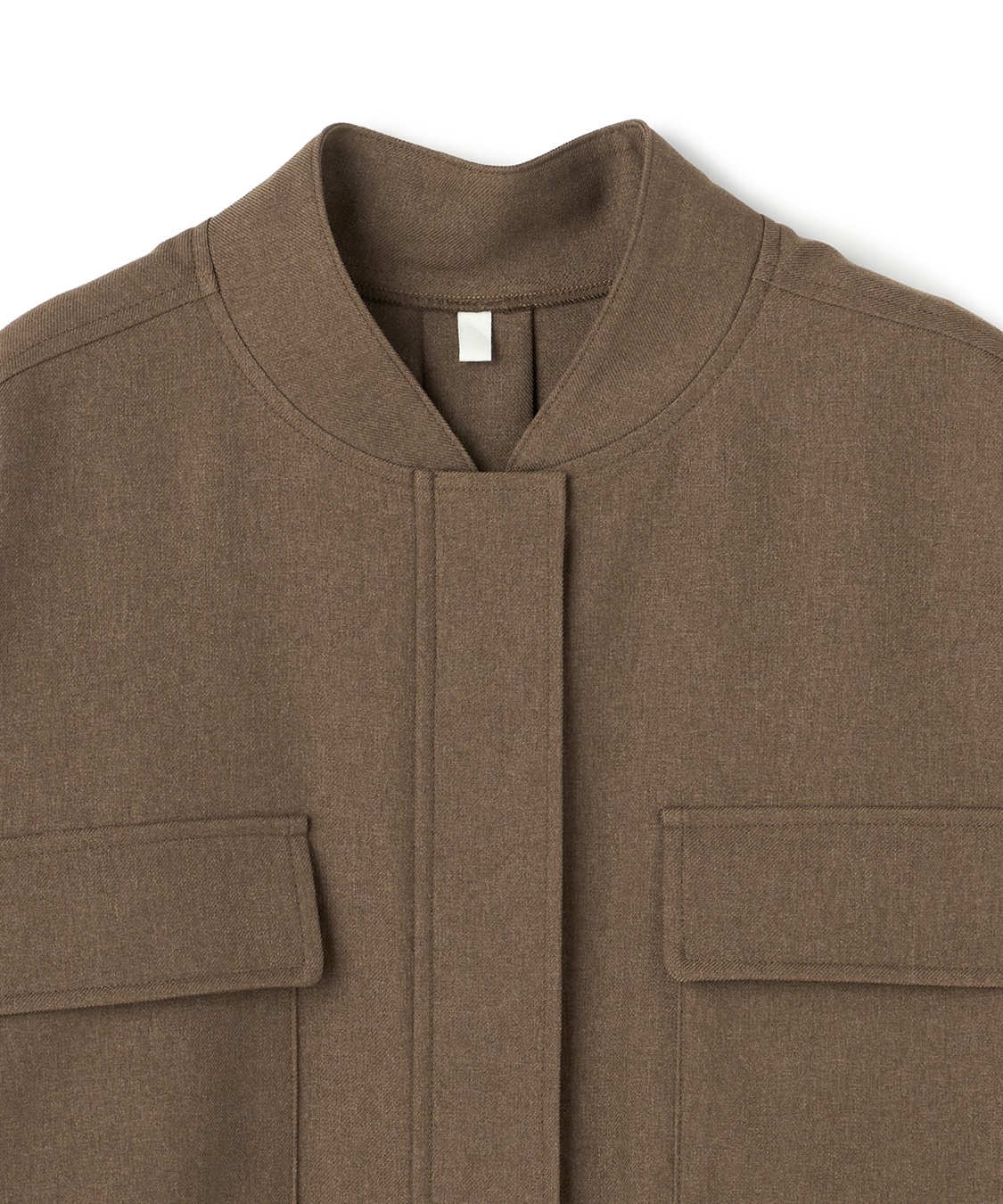 anyfee 【anyfee/大きいサイズ】ポケット付ウールライクツイルブルゾン《セットアップ対応/上下別売り》_sub_27