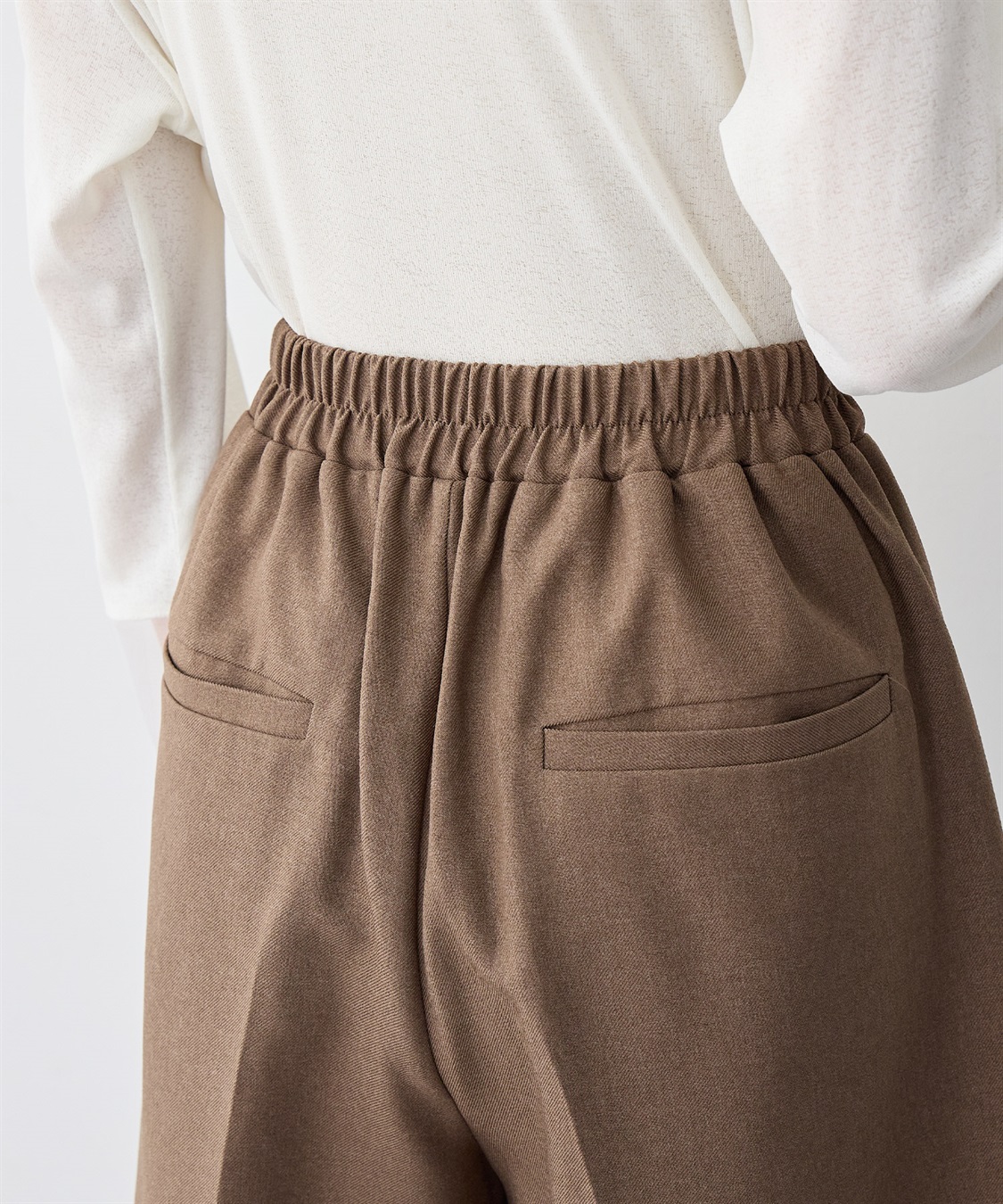 anyfee 【anyfee/大きいサイズ】ウールライクバミューダパンツ/ハーフパンツ《セットアップ対応/上下別売り》_sub_13