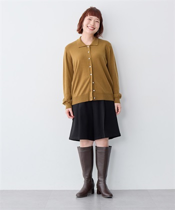 anyfee 【anyfee/大きいサイズ】ウールライクバミューダパンツ/ハーフパンツ《セットアップ対応/上下別売り》_subthumb_20
