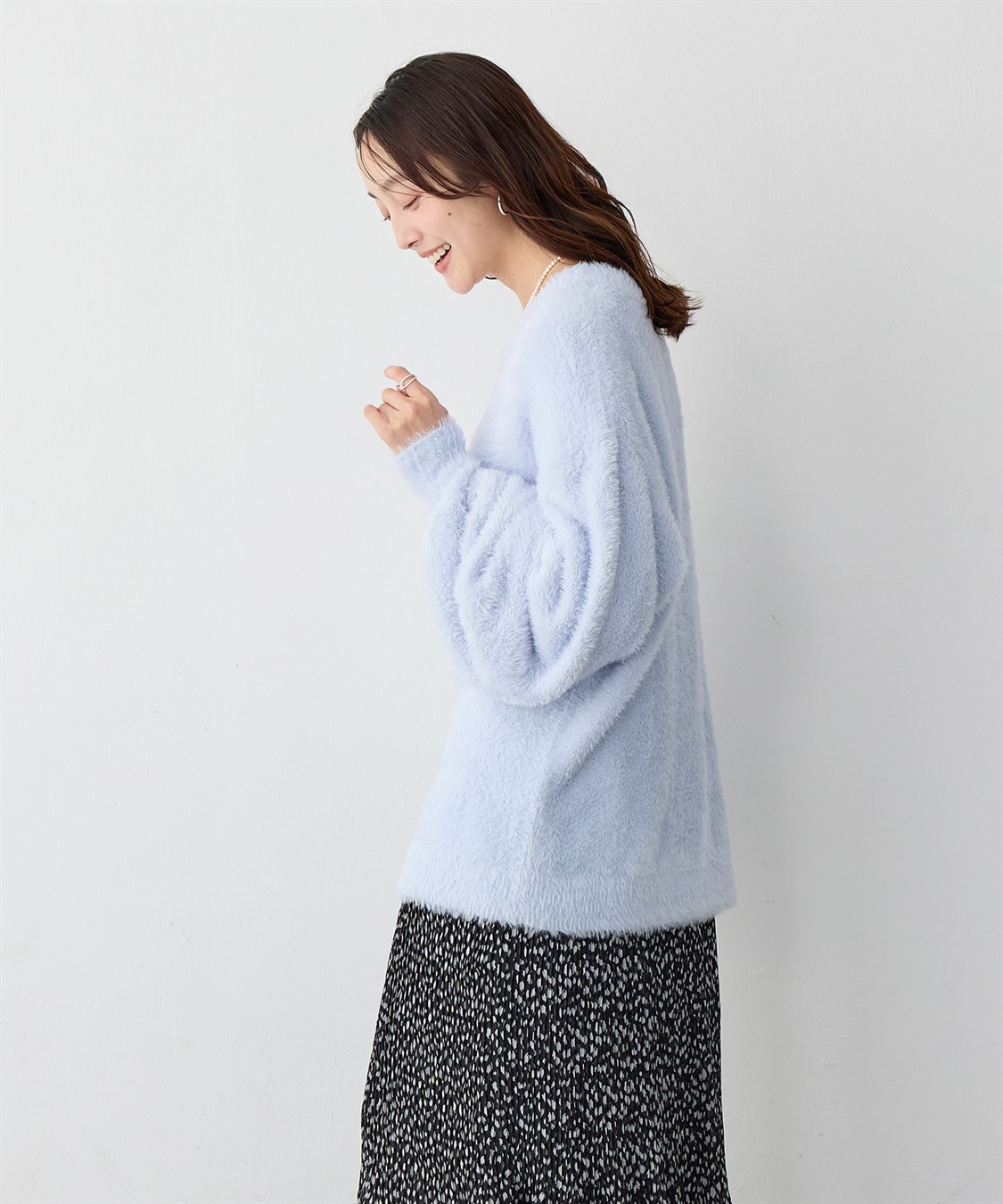 anyfee 【anyfee/大きいサイズ】ボートネックフェザーニットプルオーバー_sub_12