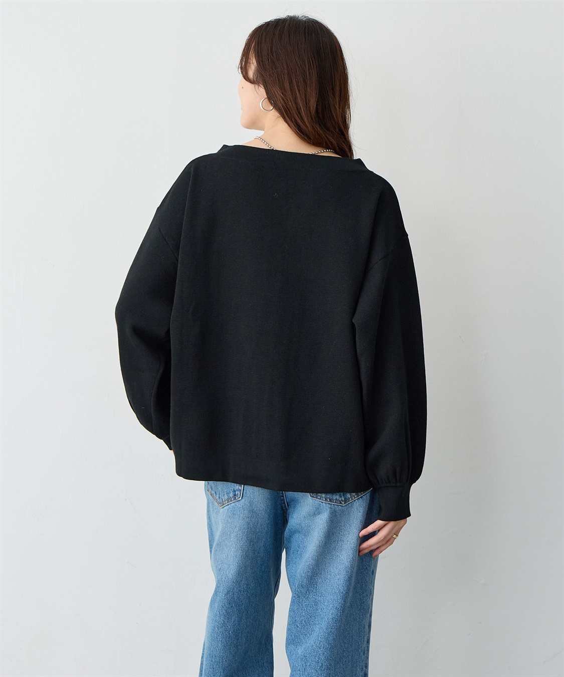 Life Style by cross marche 【anyfee/大きいサイズ】2Wayダブルジップボートネックカーディガン_sub_7