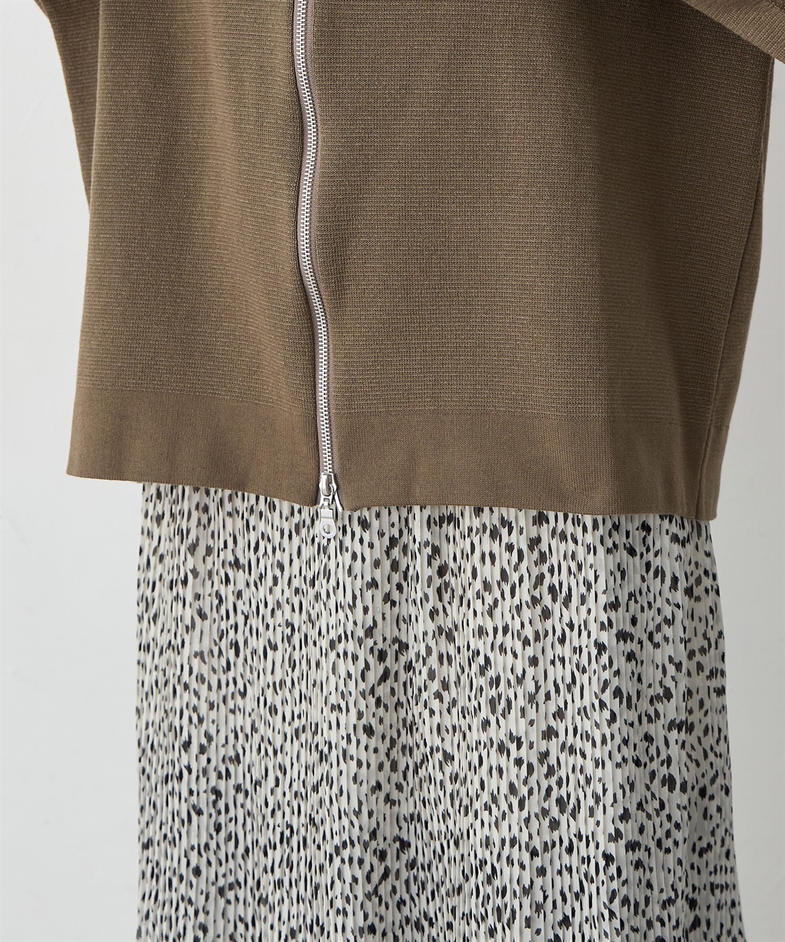 Life Style by cross marche 【anyfee/大きいサイズ】2Wayダブルジップボートネックカーディガン_sub_17