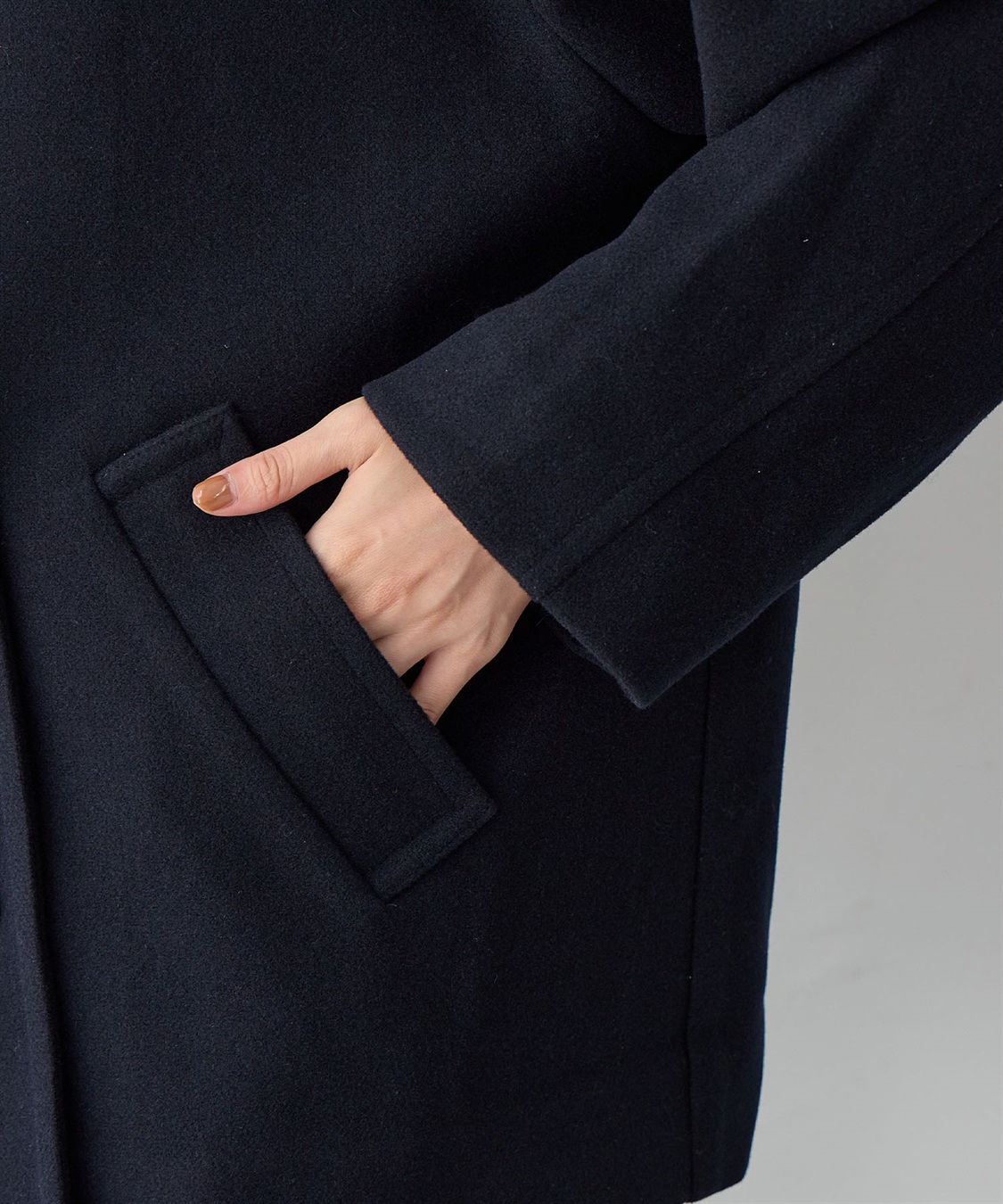 Life Style by cross marche 【anyfee/大きいサイズ】ミディ丈Pコート_sub_19