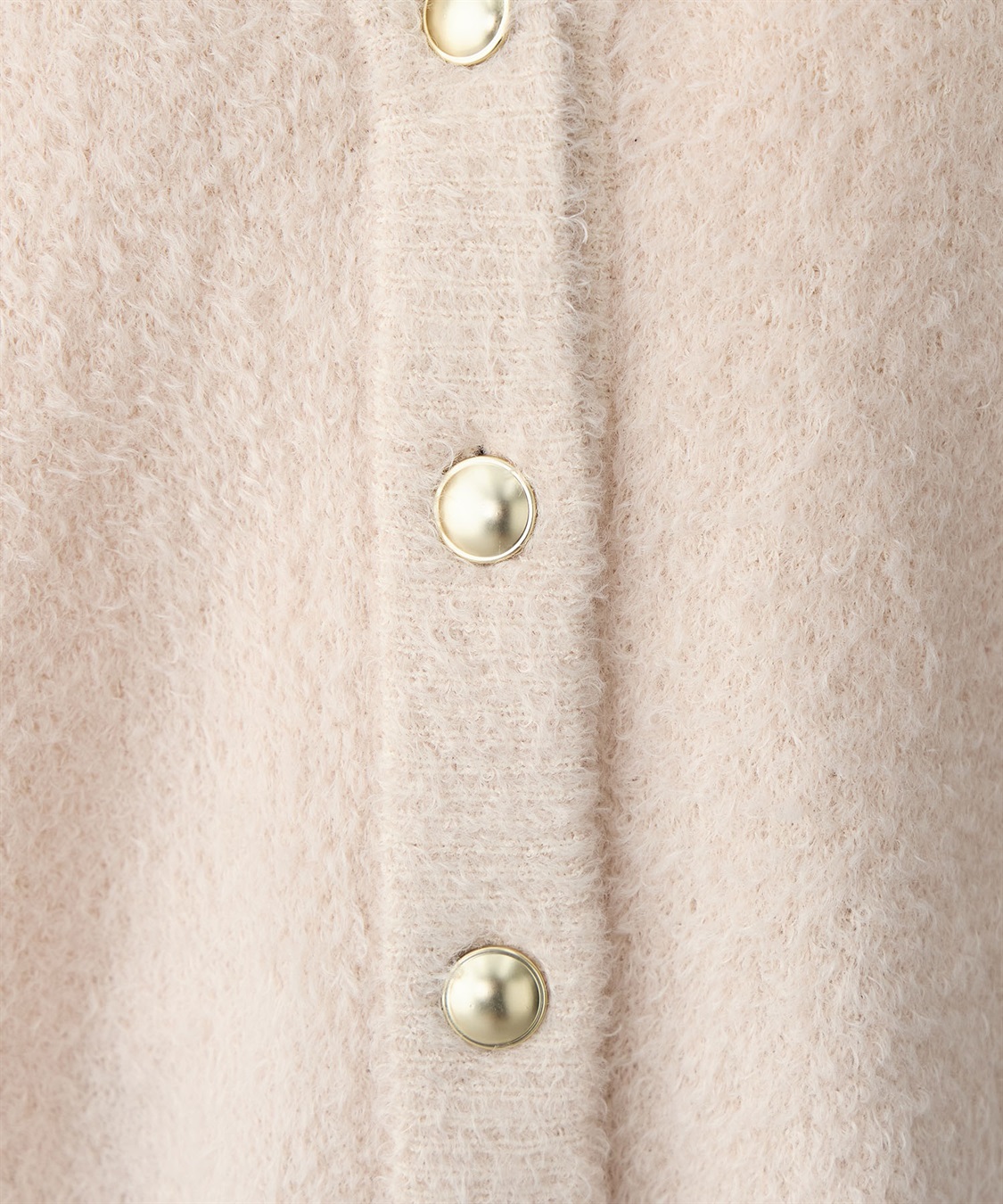 Life Style by cross marche 【anyfee/大きいサイズ】金ボタンブークレニットカーディガン_sub_20