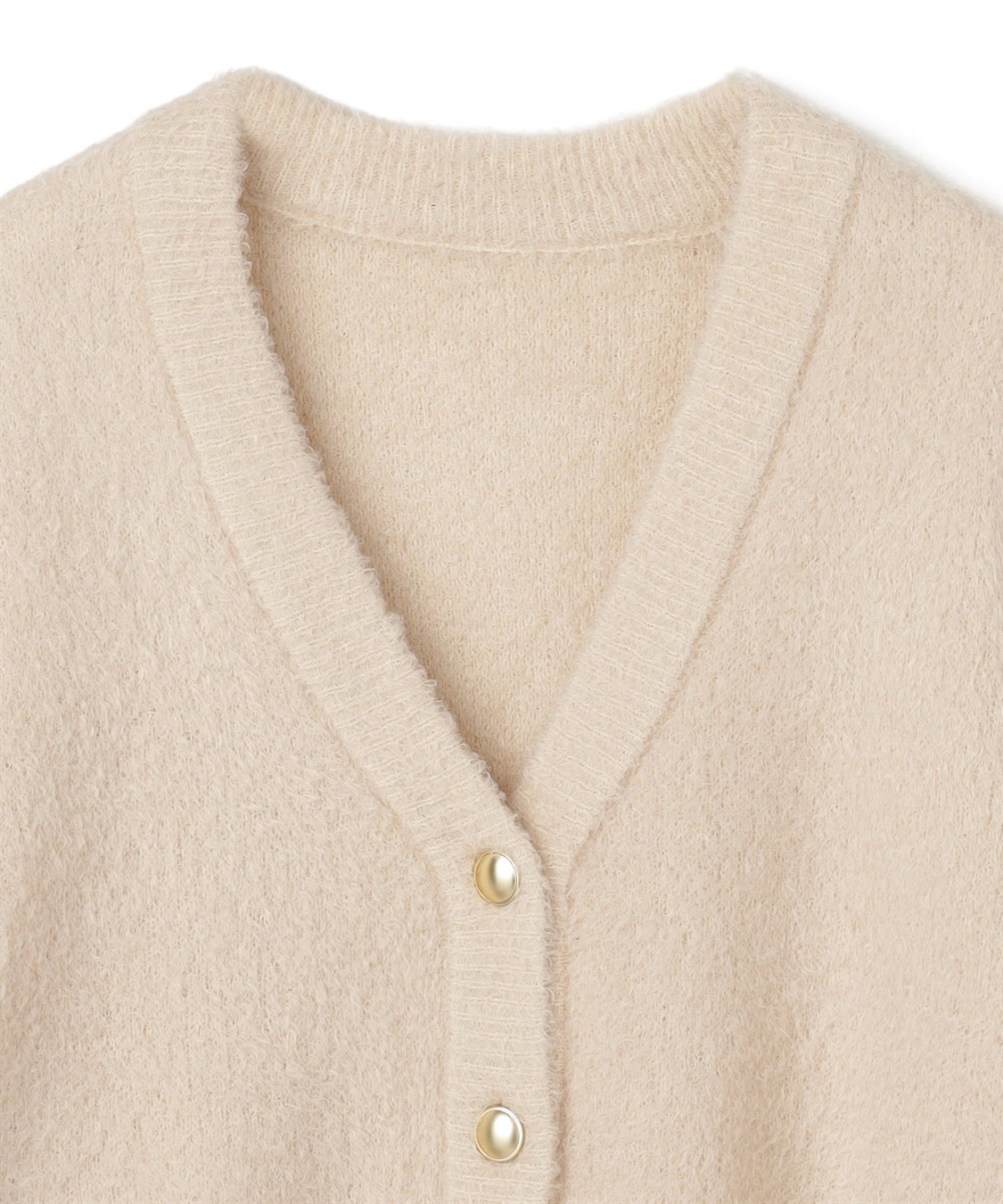 Life Style by cross marche 【anyfee/大きいサイズ】金ボタンブークレニットカーディガン_sub_26