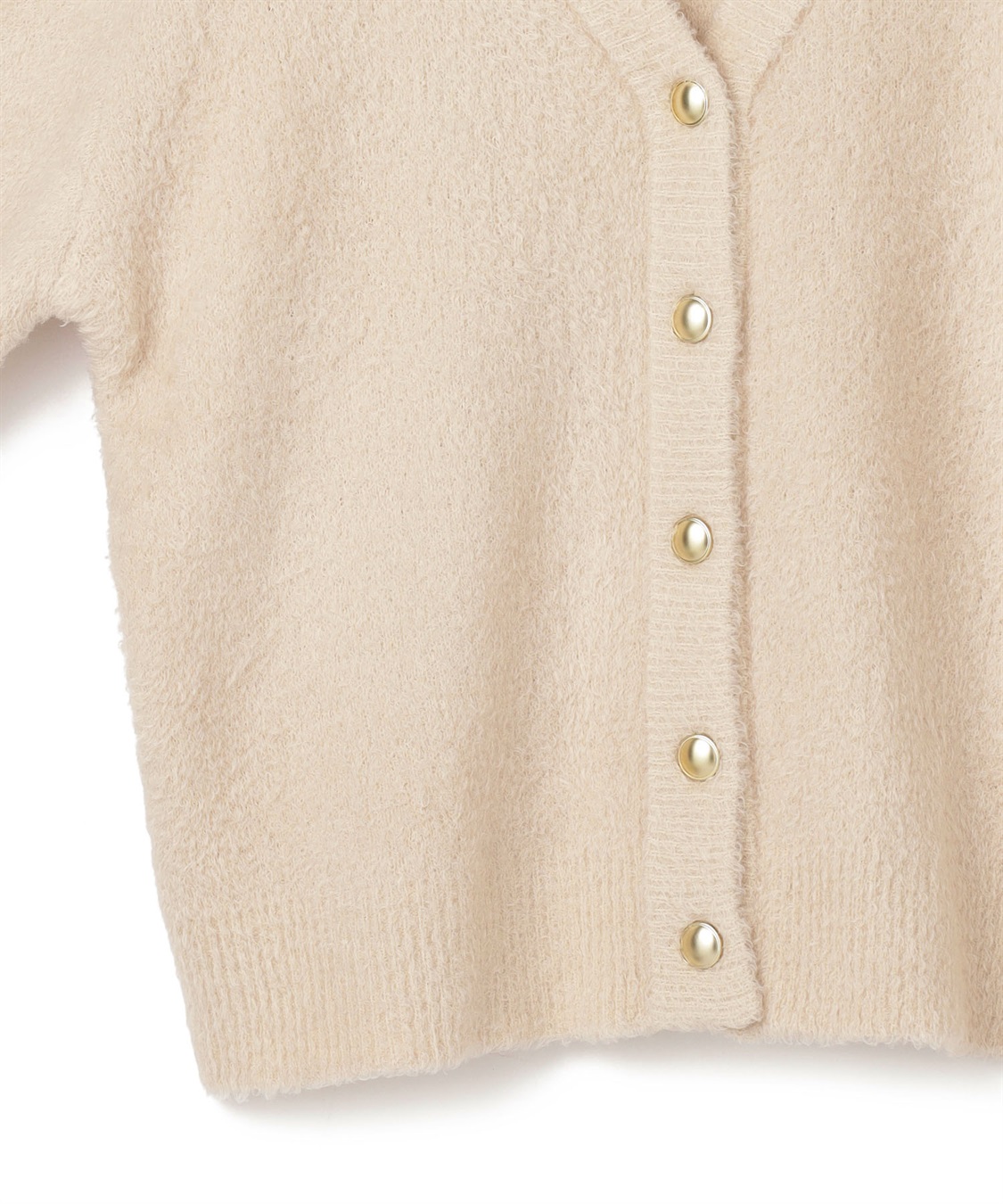 Life Style by cross marche 【anyfee/大きいサイズ】金ボタンブークレニットカーディガン_sub_28