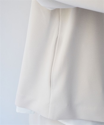 anyfee 【anyfee/大きいサイズ】ニットジョーゼットケープ風ジャケット《セレモニー/オケージョン》_subthumb_16