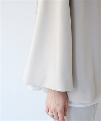 anyfee 【anyfee/大きいサイズ】ニットジョーゼットケープ風ジャケット《セレモニー/オケージョン》_subthumb_17