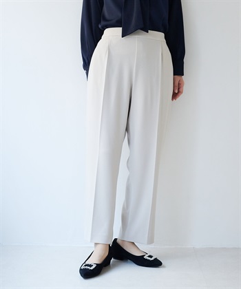 anyfee 【anyfee/大きいサイズ】美シルエットストレッチテーパードパンツ《セレモニー/オケージョン》_subthumb_3