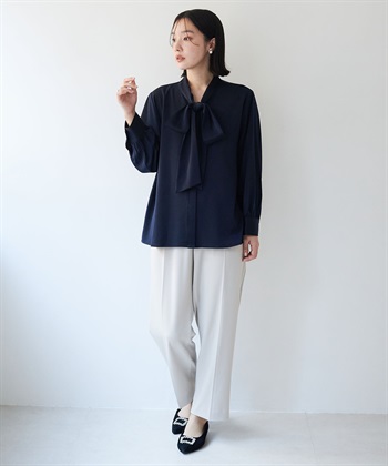 anyfee 【anyfee/大きいサイズ】美シルエットストレッチテーパードパンツ《セレモニー/オケージョン》_subthumb_6