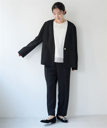 anyfee 【anyfee/大きいサイズ】美シルエットストレッチテーパードパンツ《セレモニー/オケージョン》_subthumb_19