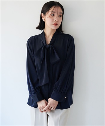 anyfee 【anyfee/大きいサイズ】BIGボウタイブラウス《セレモニー/オケージョン》_subthumb_2