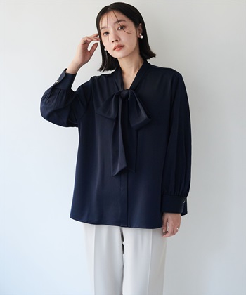 anyfee 【anyfee/大きいサイズ】BIGボウタイブラウス《セレモニー/オケージョン》_subthumb_4