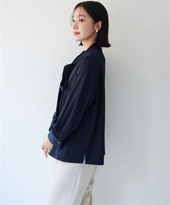 anyfee 【anyfee/大きいサイズ】BIGボウタイブラウス《セレモニー/オケージョン》_subthumb_6