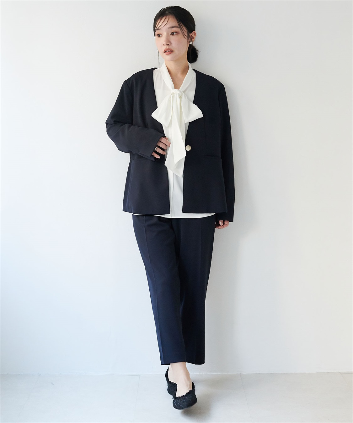 anyfee 【anyfee/大きいサイズ】BIGボウタイブラウス《セレモニー/オケージョン》_sub_21