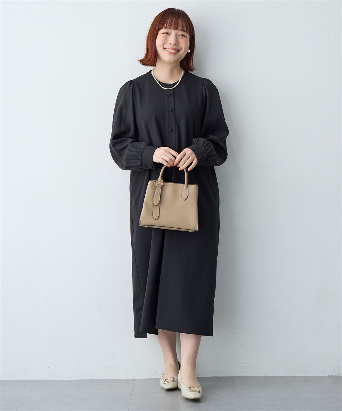 anyfee 【anyfee/大きいサイズ】微シアースリーブフレアワンピース《セレモニー/オケージョン》_sub_16