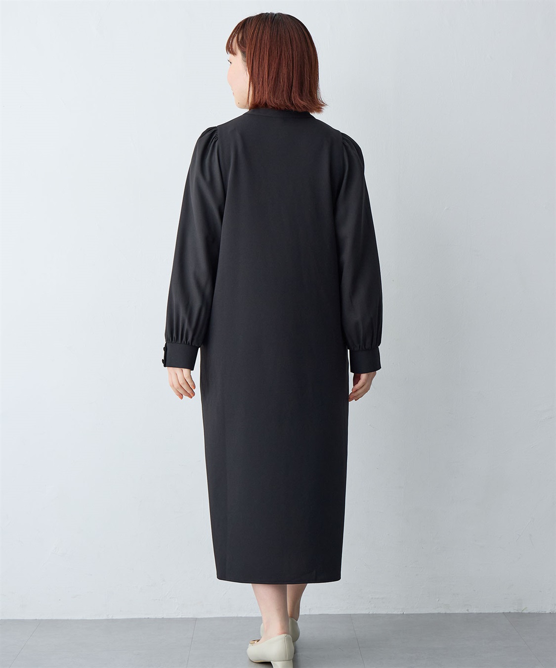 anyfee 【anyfee/大きいサイズ】微シアースリーブフレアワンピース《セレモニー/オケージョン》_sub_18