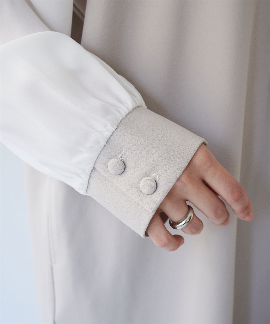 anyfee 【anyfee/大きいサイズ】微シアースリーブフレアワンピース《セレモニー/オケージョン》_sub_25