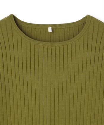 anyfee 【anyfee/大きいサイズ】もちっとリブ配色ニット(2025AW)_subthumb_2