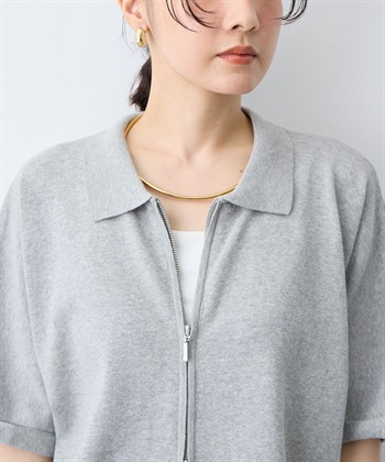 anyfee 【anyfee/大きいサイズ】Wジップ襟付きカーディガン_subthumb_11