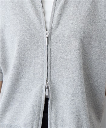 anyfee 【anyfee/大きいサイズ】Wジップ襟付きカーディガン_subthumb_14