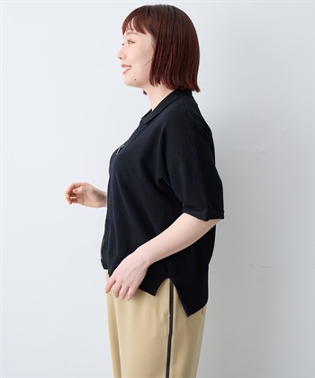 anyfee 【anyfee/大きいサイズ】Wジップ襟付きカーディガン_subthumb_16