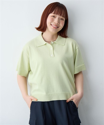 Life Style by cross marche 【anyfee/大きいサイズ】ポロニットプルオーバー_subthumb_2