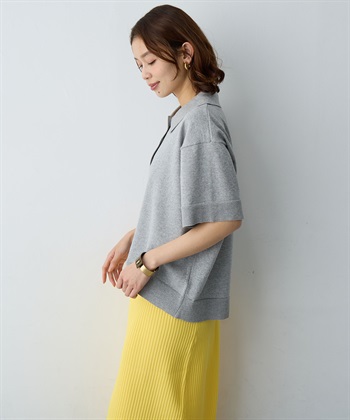 Life Style by cross marche 【anyfee/大きいサイズ】ポロニットプルオーバー_subthumb_15