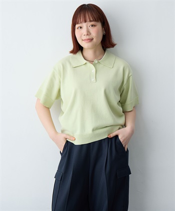 Life Style by cross marche 【anyfee/大きいサイズ】ポロニットプルオーバー_subthumb_23