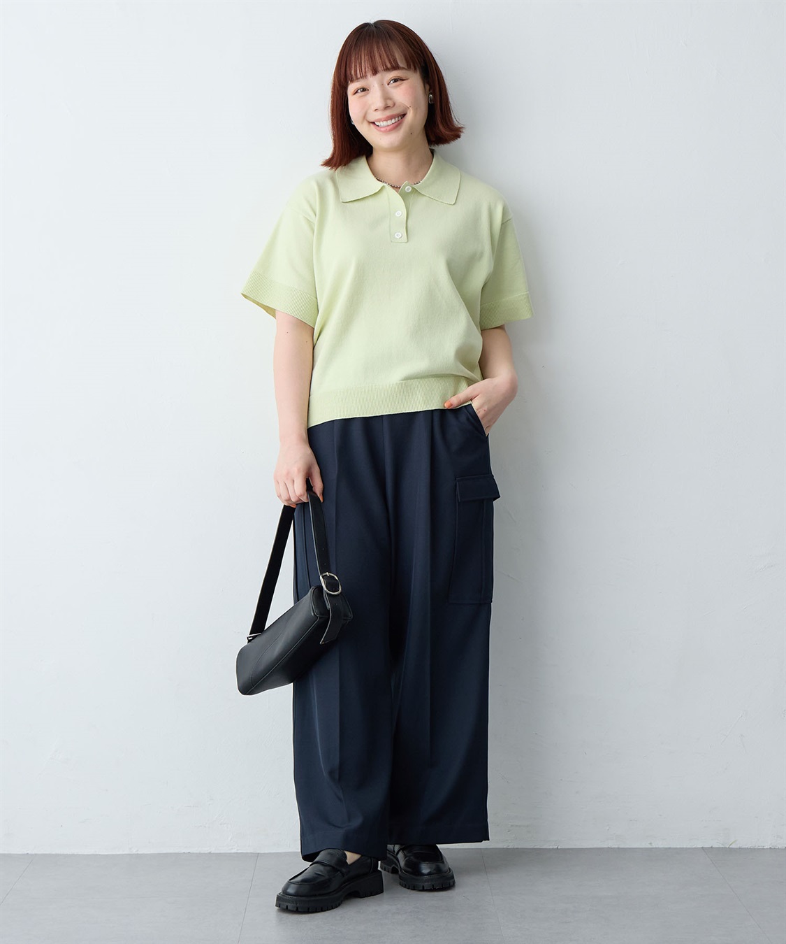 Life Style by cross marche 【anyfee/大きいサイズ】ポロニットプルオーバー_sub_26