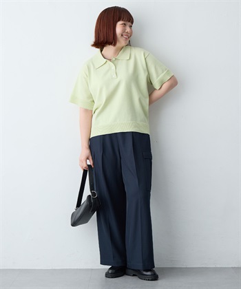 Life Style by cross marche 【anyfee/大きいサイズ】ポロニットプルオーバー_subthumb_28