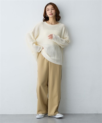 anyfee 【anyfee/大きいサイズ】サイドラインワイドパンツ_subthumb_10